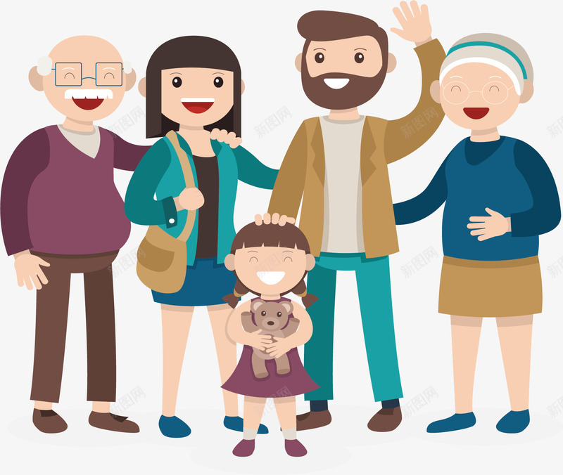 一家老小幸福合照矢量图ai免抠素材_88icon https://88icon.com 一家人 一家老小 三代人 三代同堂 幸福合照 矢量png 矢量图