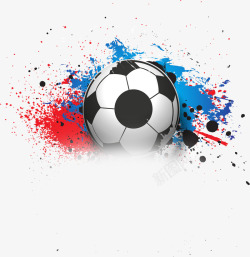 卡通劲爆足球素材
