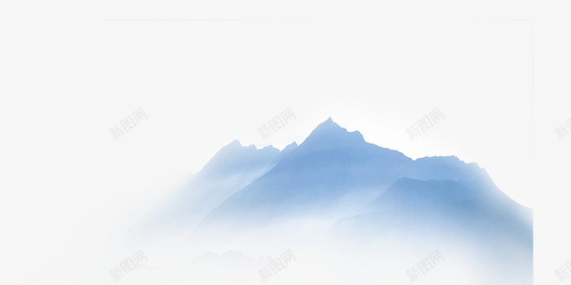 山apng免抠素材_88icon https://88icon.com 山 水墨画 远山 青黛