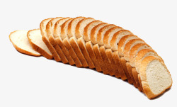 小麦面包片素材