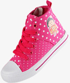 创意商城红色高帮帆布鞋png免抠素材_88icon https://88icon.com 创意 商城 布鞋 红色