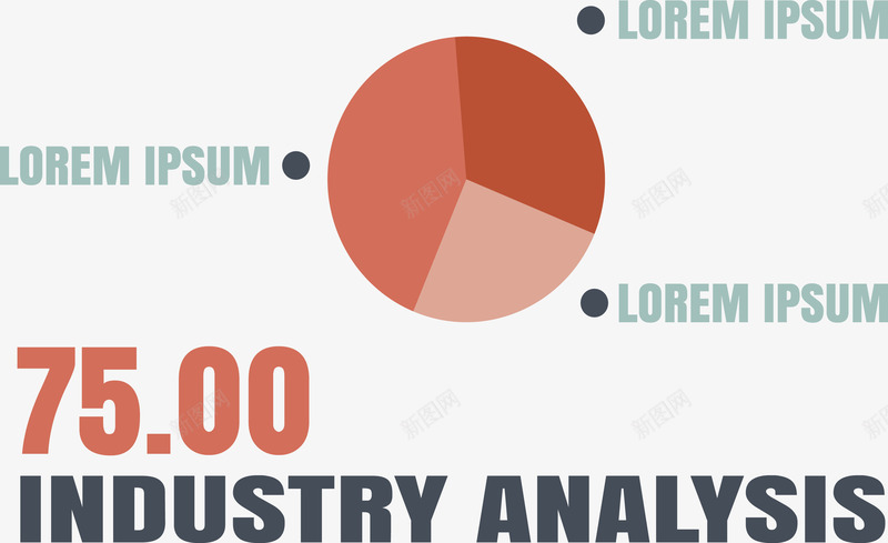 产业分析占比图矢量图ai免抠素材_88icon https://88icon.com 分类标签 数据图表 流程图 矢量图
