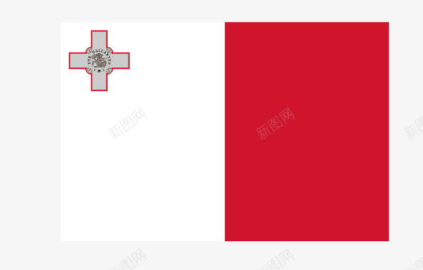 马耳他国旗矢量图图标图标