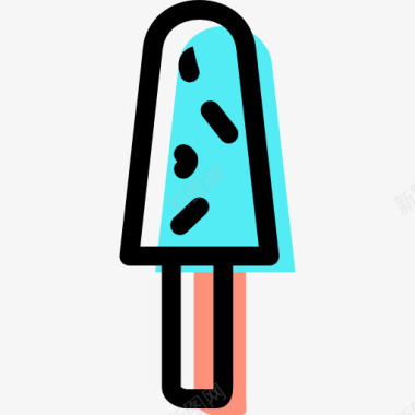 甜点宣传Popsicle图标图标