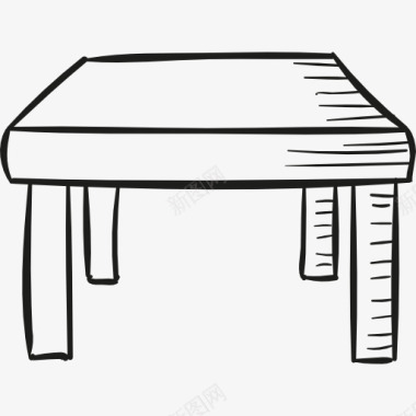 露台小桌子小桌子图标图标