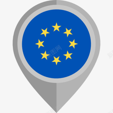 国家欧盟图标图标