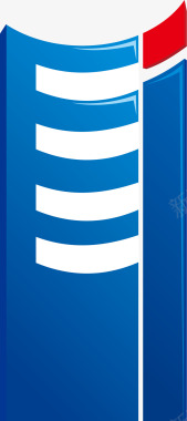 logo蓝色高楼房屋建筑矢量图图标图标