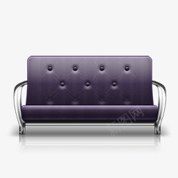 紫色沙发系列图标图标