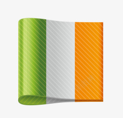 爱尔兰国旗矢量图素材