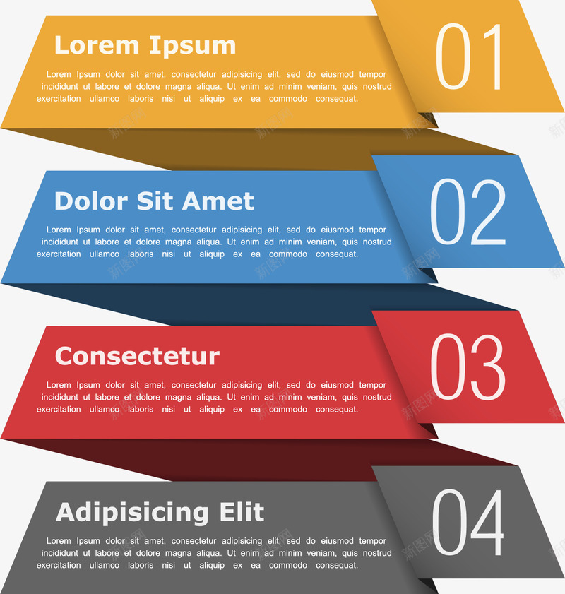 ppt片矢量图ai免抠素材_88icon https://88icon.com ppt素材 折纸 折纸PPT 矢量图