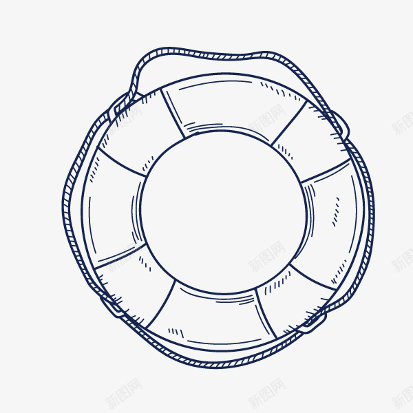 航海救生圈素描画png免抠素材_88icon https://88icon.com 大海 救生圈 游泳圈 简图 素描画 绳子 轮船