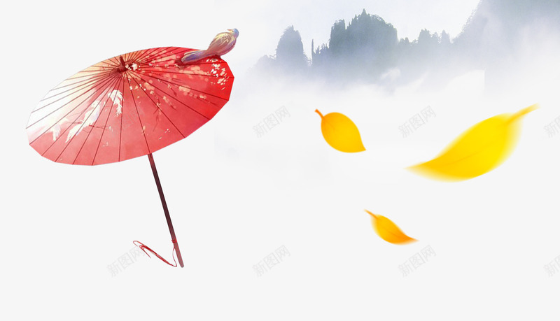 复古雨伞psd免抠素材_88icon https://88icon.com 复古 设计 透明 雨伞