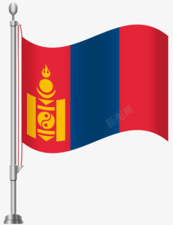 古国蒙古国旗高清图片