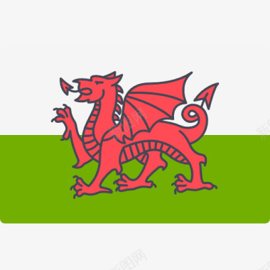 国家威尔士图标图标