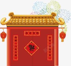 中国风新年建筑素材