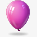 气球粉红色的Balloonicons图标图标