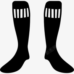 一双袜子足球长袜图标高清图片