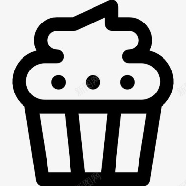吹蛋糕蛋糕图标图标