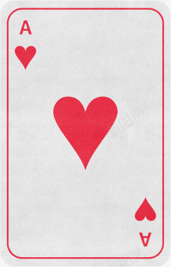 散落的红心小清新卡通手绘扑克牌图标图标