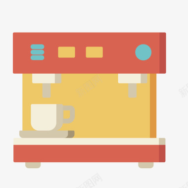 免抠咖啡机咖啡机图标矢量图图标