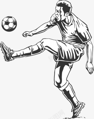 运动人物组合运动足球人物图标图标