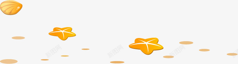 夏日卡通海报黄色海星png免抠素材_88icon https://88icon.com 卡通 夏日 海报 海星 黄色