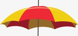 卡通雨季彩色雨伞矢量图素材