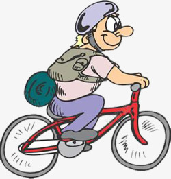 骑单车儿童儿童骑车上学高清图片
