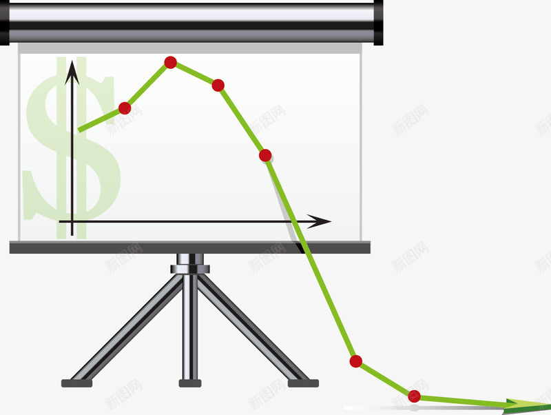 商业走势图png免抠素材_88icon https://88icon.com ppt模版 商业 走势图