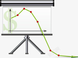 商业走势图素材