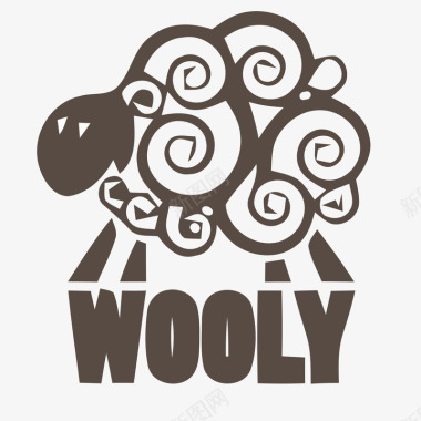 国外绵羊logo矢量图图标图标