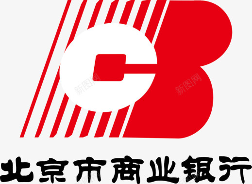 商业房地产北京市商业银行logo矢量图图标图标