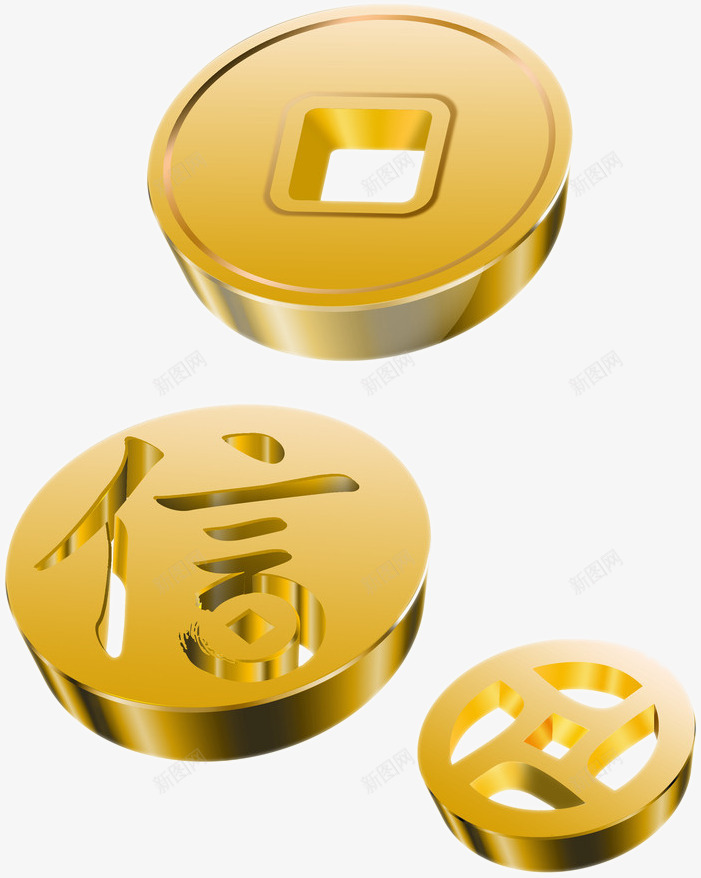 金子png免抠素材_88icon https://88icon.com 閲戝瓙 閽卞竵 閾滈挶