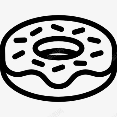 baker甜甜圈洒图标图标