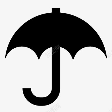 红雨伞雨伞标记图标图标