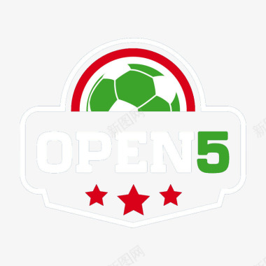 足球世界杯OPEN字体图标图标