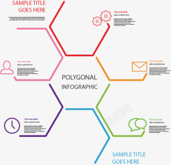 psd线性图表线性分类标签矢量图图标高清图片