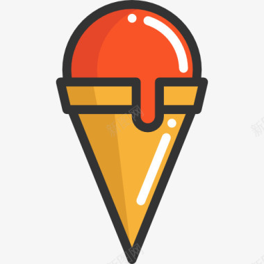 冰淇淋矢量图冰淇淋图标图标