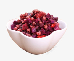 紫薯红豆甜品素材