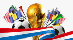 激战世界杯创意足球banner素材