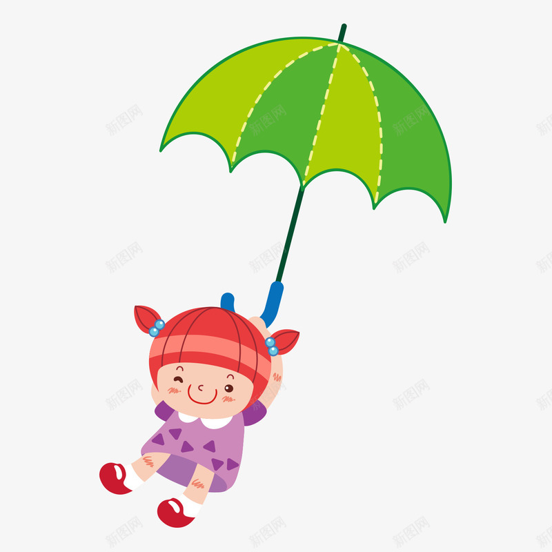 儿童玩耍雨伞插画矢量图ai免抠素材_88icon https://88icon.com 儿童玩耍 儿童节 免抠 插画 雨伞 矢量图