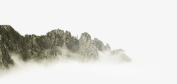 高山云雾摄影图素材