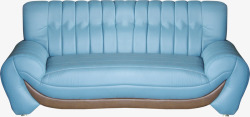 蓝色沙发家具装饰素材