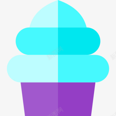 夏天冷冻酸奶图标图标