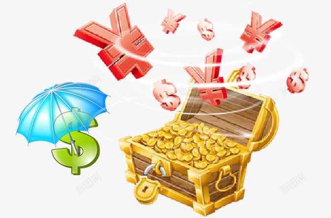 保险金币bannerpng免抠素材_88icon https://88icon.com psd 保险 保险banner免费下载 金币 雨伞