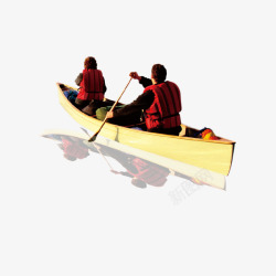 橡胶船划船在水中划船的人物高清图片