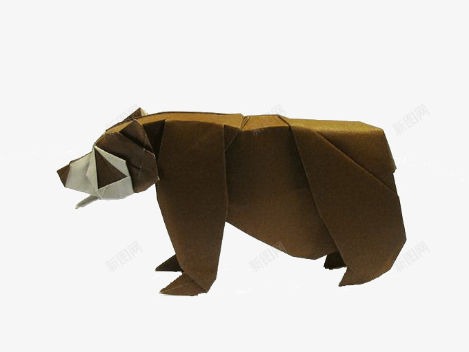 熊折纸艺术png免抠素材_88icon https://88icon.com 创意 动物 动物折纸 折纸 熊 艺术