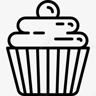 六个蛋糕蛋糕图标图标