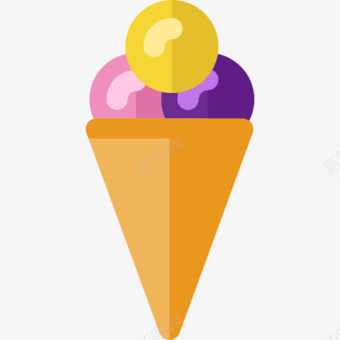 夏天冰淇淋图标图标