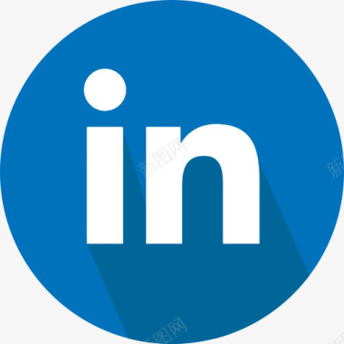 LinkedIn标志社会网络开心色snlogo图标图标